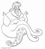 Coloring Ursula Disney Pages Villains Printable Print Kids Villain Sebastian Mermaid Witch Little Color Ariel Halloween Getcolorings Onlycoloringpages Sea sketch template