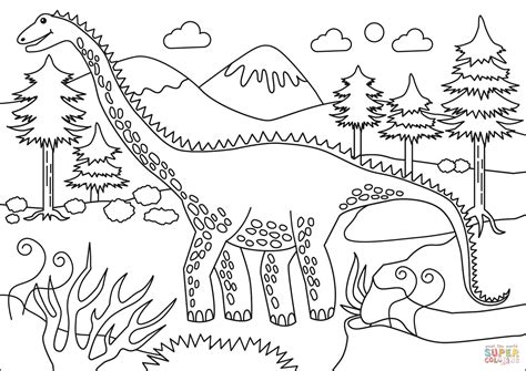 diplodocus coloring page  printable coloring pages