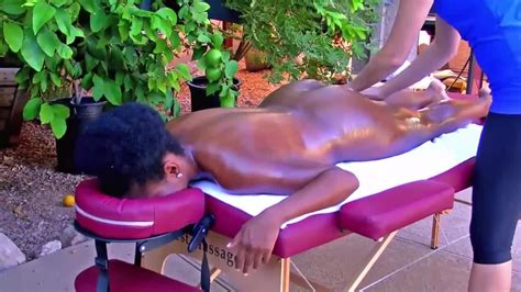 all girl nude massage ebony babe gets a full body massage