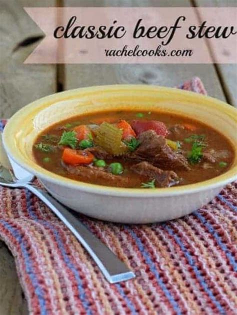 beef stew  homemade seasoning story rachel cooks