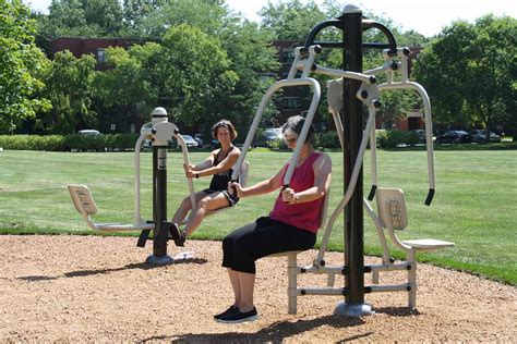 Crestwood Park Fitness Equipment Northbrook Park District
