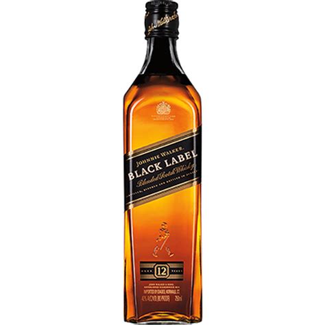 johnnie walker black label blended scotch whisky  house  glunz