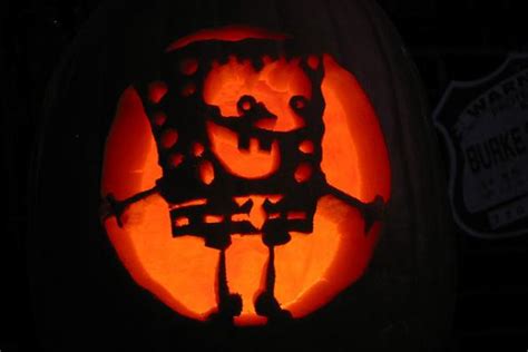 cartoon shows pumpkin carvings south park  spongebob squarepants