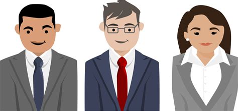 business people characters vector clipart image  stock photo
