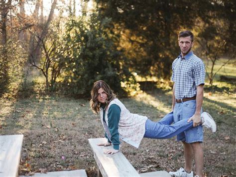 this couple took hilarious awkward engagement photos