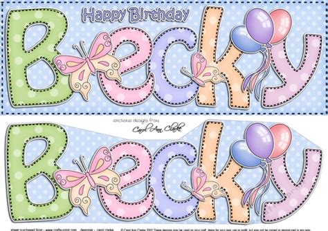 Large Dl Birthday Becky Butterflies And Balloons 3d Decoupage Cup725380