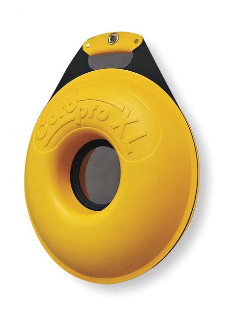 cordpro cord storage reel hand operated  ft   cord  ft   cord yellow