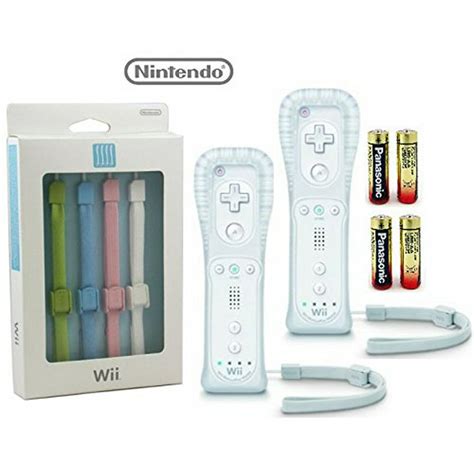 nintendo wiiwii uwii mini motion  controllers  pack    color strap walmart