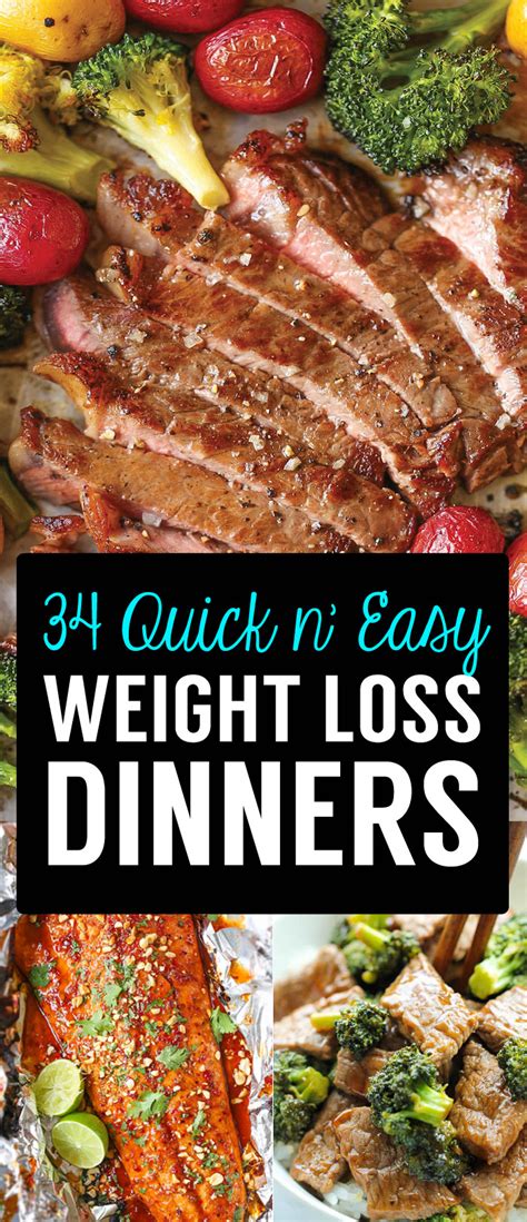 34 Super Easy Weight Loss Dinners You Ll Be Able To Cook After Work