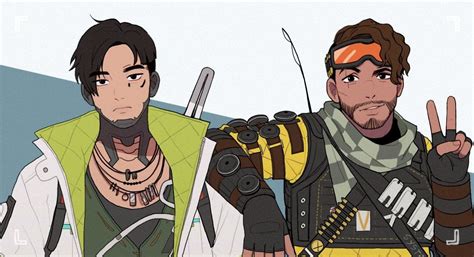 crypto and mirage crypto apex legends character design apex