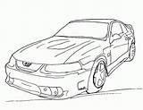 Mustang Coloring Pages Ford Gt Car Printable Drawing Outline Cars Kids Raptor Color Mustangs Fox Body Cobra Colouring Bestcoloringpagesforkids Sheets sketch template