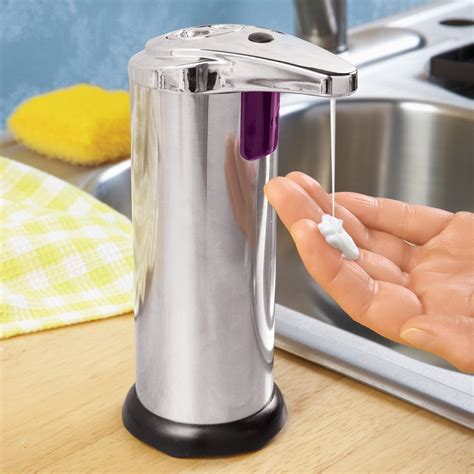 collections  stainless steel auto soap dispenser walmartcom