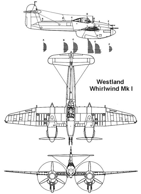 westland whirlwind  dwg  ww aircraft fighter aircraft military aircraft westland