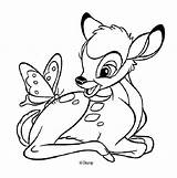 Bambi Coloring Disney Pages Butterfly Printable Drawing Lisa Cartoon Animation Colouring Movies Frank Drawings Draw Choose Board Christmas Getdrawings Girls sketch template