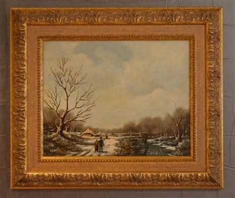 belgischenederlandse kunstenaars  eeuw winterse schilderijen catawiki