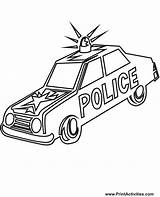 Police Coloring Car Pages Kids Cars Drawing Colouring Printable Emergency Vehicle Oto Tranh Mau Color Tap Clipart Cho Print Mobil sketch template