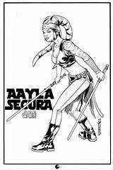 Coloring Wars Star Pages Aayla Fisto Kit Secura Getcolorings Coloriage Open Rebels sketch template