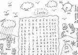 Lente Kleurplaten Droomvallei Woordzoeker Woordpuzzels Ouderen Voorjaar Downloaden Leren Artikel sketch template