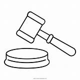 Gavel Judge Mallet Drawing Outline Clipart Para Colorear Law Dibujo Icon Mazo Justice Coloring Auction Pages Attention Judges Template Sketch sketch template