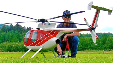 stunning giant rc hughes  scale model turbine helicopter fun scale flight demonstration youtube