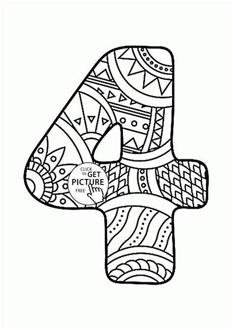 printable number  coloring pages firka tein