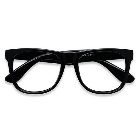 9618 square black eyeglasses frames leoptique