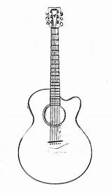 Coloring Guitar Pages Comments sketch template