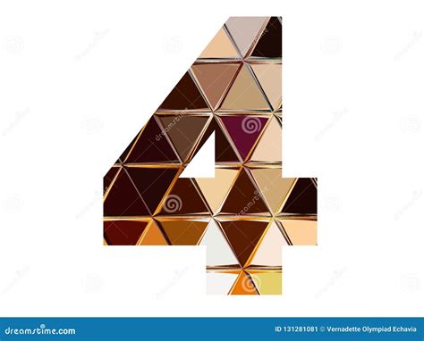 brown number  logo icon stock illustration illustration   creative