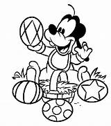 Coloring Easter Pages Disney Egg Pluto Popular sketch template