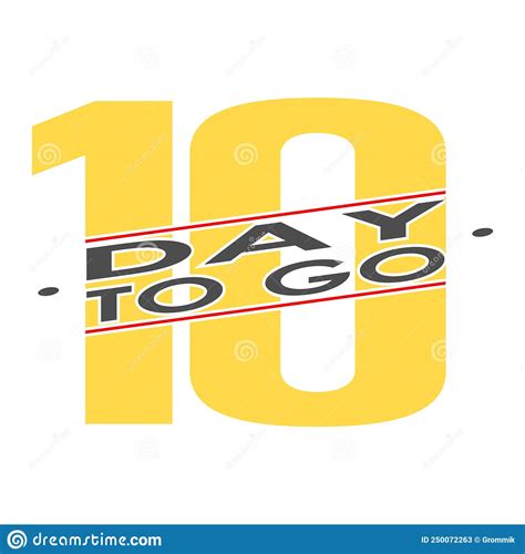 days    stylized countdown icon  banner stock vector illustration  isolated