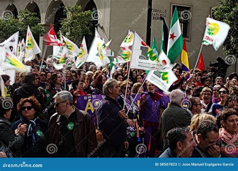andalusias day  editorial stock photo image  republican