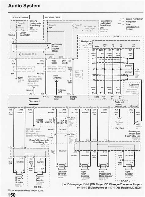 honda civic radio wiring diagram goeco