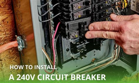 install   circuit breaker  steps  remember