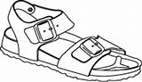Birkenstock Footwear sketch template