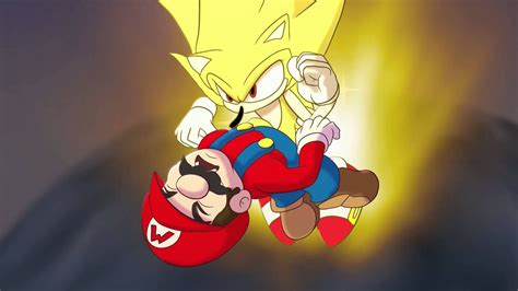 Super Smash Bros Wii U Mario Vs Sonic By Chakra X