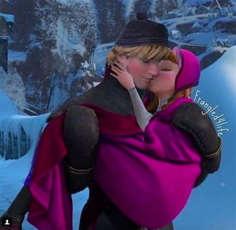 Frozen Thestory Kristof And Anna The Kiss That Should Have