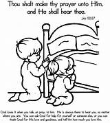 God Coloring Pages Hears Bible Prayers Kids School Sunday Prayer Hear Yahoo Search Unto sketch template