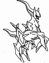 Arceus Coloring Pages Pokemon Dialga Printable Sheet Template Getdrawings Library Clipart sketch template