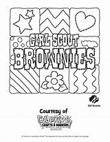 Scout Coloring Girl Brownie Pages Printable Brownies Scouts Color Getcolorings Trefoil Popular Template sketch template