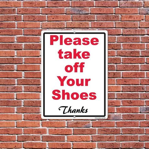 shoes sign printable