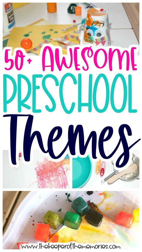 awesome preschool themes   kids  keeper   memories