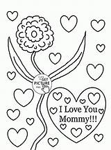 Coloring Pages Nana Mother Printable Kids Mothers Mommy Color Printables Mom Cards Wuppsy Getcolorings Popular sketch template