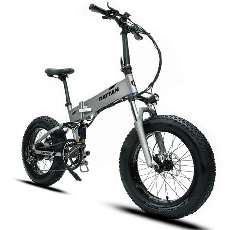 buy mukkpet rattan bear  full suspension folding  terrain tire electric bicycle