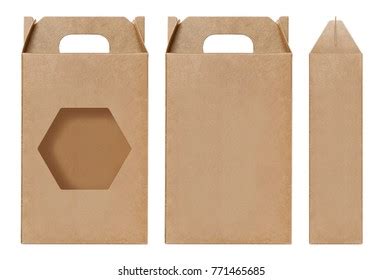 box packaging box brown cut  stock photo  shutterstock