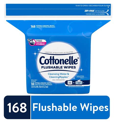 cottonelle flushable wet wipes  refill pack  hypoallergenic wipes alcohol  walmart