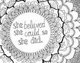Affirmation Adults Affirmations Phrases Zentangle Brighten sketch template