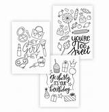 Coloring Cards Printable Greeting Print Color Damasklove Pages Downloads Click Birthday Occasion Choose Board sketch template