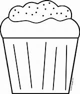 Coloring Cupcake Velvet Red Wecoloringpage sketch template