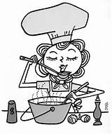 Cookbook Drawing Pots Pans Getdrawings Cook Food Deadline sketch template