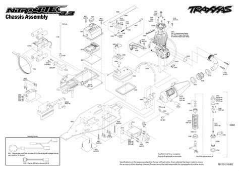 nitro  tec   chassis assembly exploded view traxxas